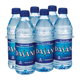 Dasani  purified water enhanced with minerals for a pure, fresh taste, 6- 16.9 fl oz bottles Left Picture